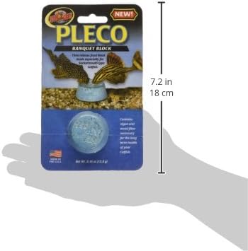 Zoo Med Laboratories AZMBB8 Pleco Banquet Block Black 0.45 Ounce (Pack of 4)