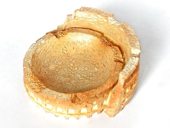 Reptile Feeding Dish Bowl,Reptile Rock Food/Water Dish for Reptiles,Amphibians,Bearded Dragon,Lizard,Frog,Gecko,Tortoise,Hermit Crab and Other Little Critters,Made from Premium Resin(Colosseum)