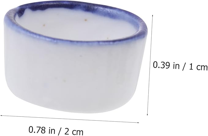 UKCOCO 36 Pcs Basin Mini Resin Animals Tarantula Enclosure Drink Containers Reptile Water Bowl Ceramic Pet Bowls Hamster Food and Water Bowl Mini Ceramic Bowl for Pet Water Feeder Sink