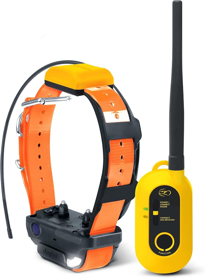 Dogtra Pathfinder 2 GPS Dog Tracker e Collar 9 Mile Long Range LED Light No Monthly fees Free App Waterproof Smartwatch Control Satellite Real Time Tracking Multiple Dogs Smartphone Required