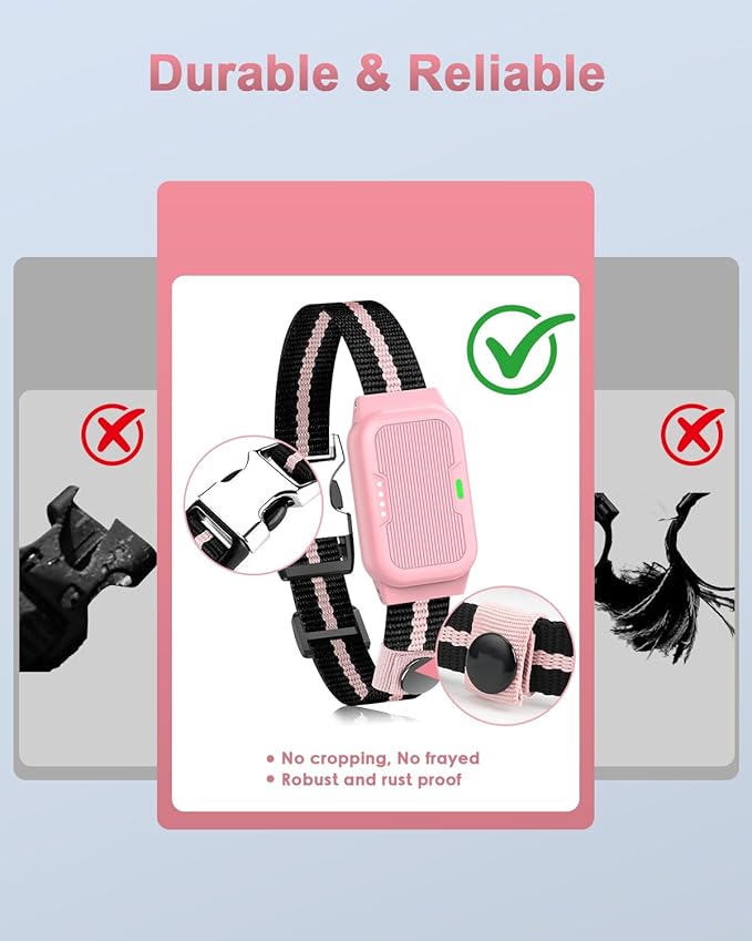 Shock Collar for Dogs, IP67 Waterproof Dog Training Collar with Remote Control, 3 Modes: Beep, Vibration, Safe Static, Rechargeable Adjustable for 15-110lbs Medium Large Dogs