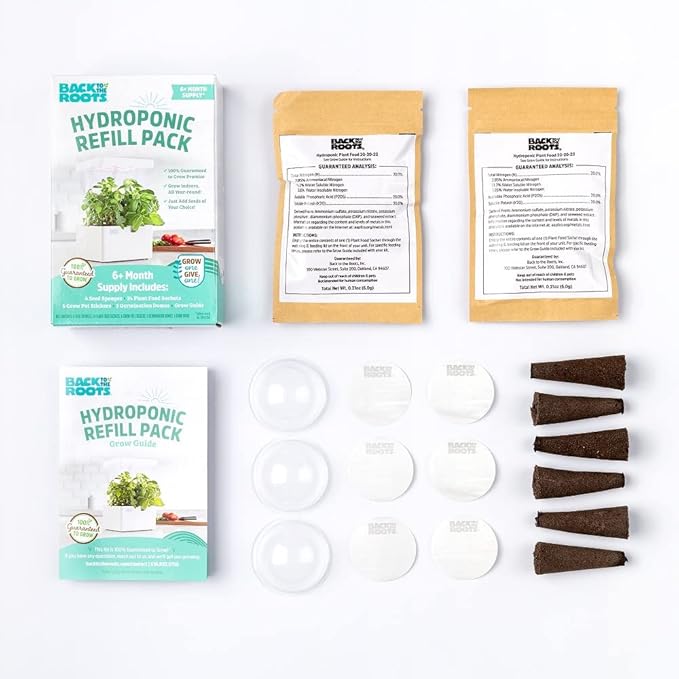 Back to The Roots 33006 Hydroponic Grow Kit Refill Pack