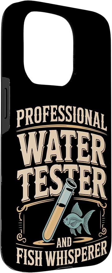 Professional Water Tester and Fish Whisperer Killifish Case for iPhone 15 Pro