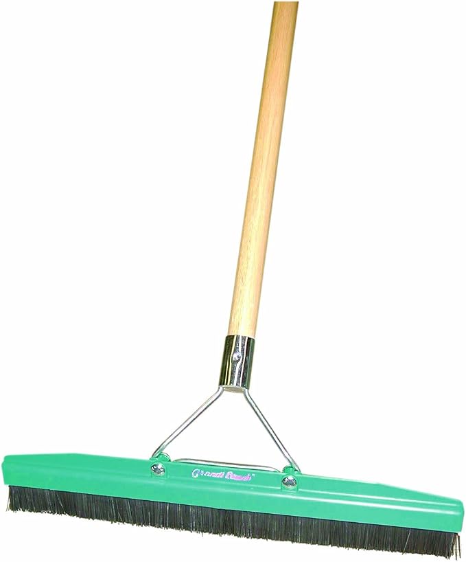 AB28 Carpet Brush, 18-Inch Head, 54-Inch Handle, Blue