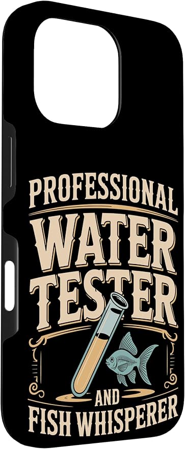 Professional Water Tester and Fish Whisperer Killifish Case for iPhone 16 Pro
