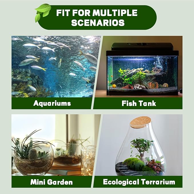 Rislobx Betta Fish Broken Barrel Decor Tank Accessories, Resin Fish Cave Aquarium Hide Tank Decoration (Small)