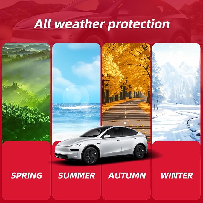 6PCS Trunk Mats & Frunk Mat & Backrest Mats for New 2025 2026 Tesla Model Y Juniper 5-Seats (Not fit Standard) All Weather TPE Cargo Mat Frunk Liner Trunk Lower Pad Accessories Interior Black