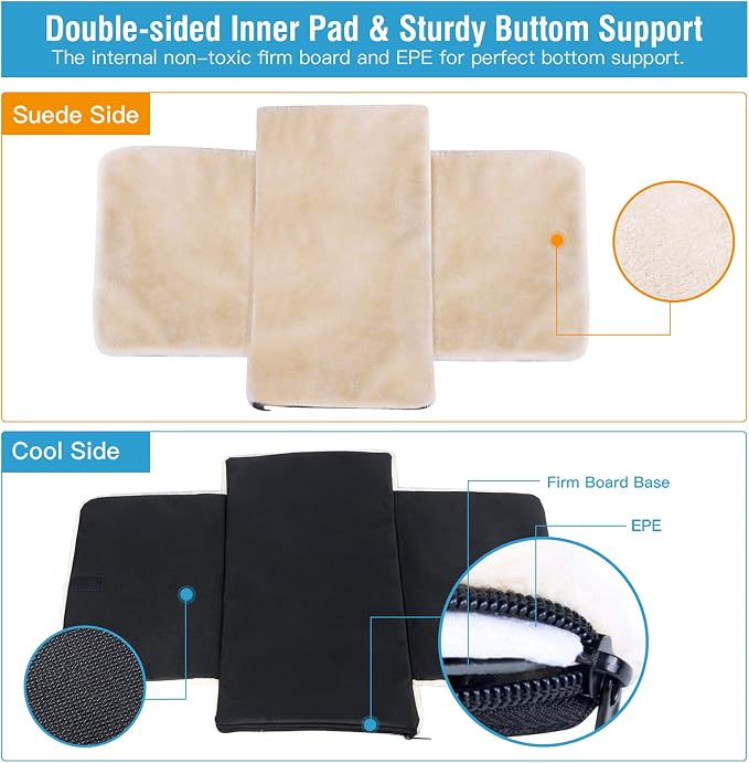 Pet Carrier Airline Approved, 4 Sides Expandable Cat Carrier Bag with Removable Fleece Pad, Large Soft Sided Pet Travel Carrier, Dog Carrier for Cats, Puppy and Small Dogs