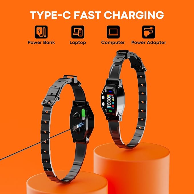 F850 Outdoor GPS Wireless Dog Fence System with Collar, Invisible Boundary Training, Rechargeable and Portable