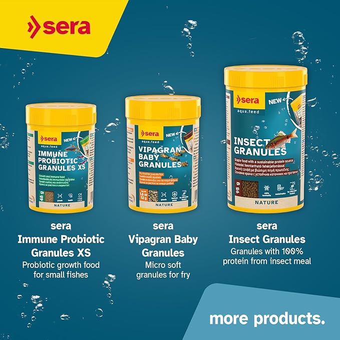 Sera Micron Powder 50ml (1,7 fl oz) | Ultra-Fine Fry Food with Krill & Spirulina for Fish & Amphibian Larvae | Free from Dyes & Preservatives | Supports Growth & Color