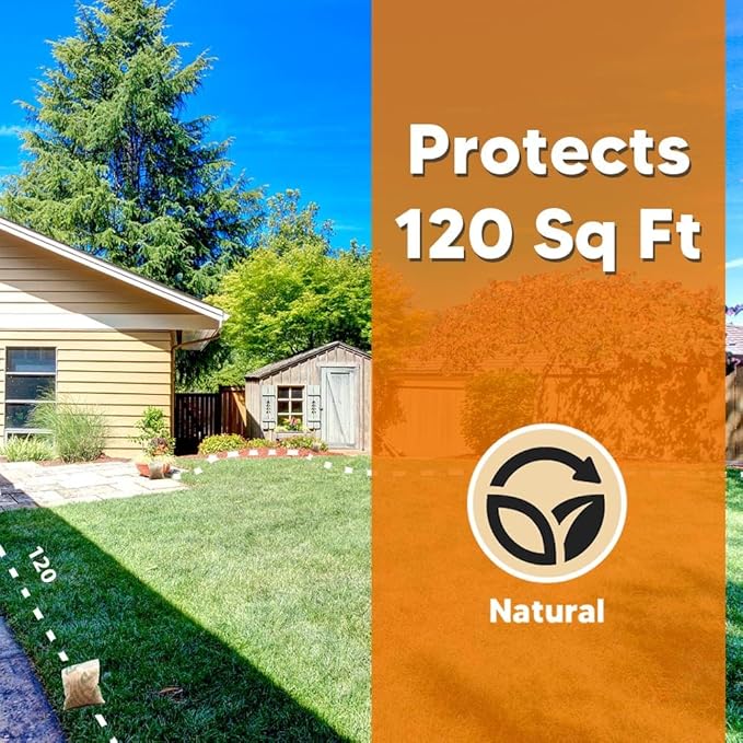 LEBMP Snake Repellent for Yard, Snake Away Repellent for Outdoors, Pet Safe Snakes Repellant, Garden Snake Deterrent, Keep Snakes Out of Backyard, Garage, House-8 Pouches