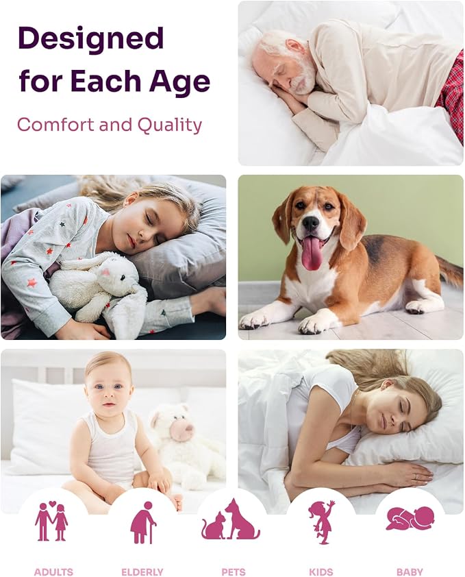 Washable Bed Pads 34" x 36" - 4 Pack, Pink, Waterproof Bed Pads for Incontinence, Bed Wetting Pads for Bed, Sofa, Floor, Resuable Underpads for Adults, Seniors, Pet