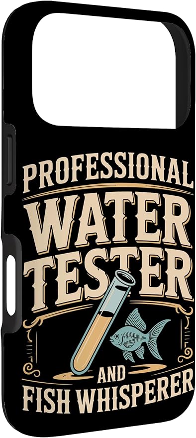 Professional Water Tester and Fish Whisperer Killifish Case for iPhone 17 Pro
