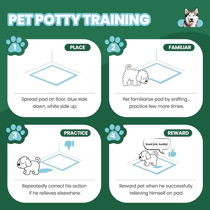 IMMCUTE 100 Pack Dog Pee Pads, 30"x36" Great Value Puppy Pads XL, Pee Pads for Dogs Extra Large, Wee Wee Pads for Potty Training, Disposable Doggie Pads Super Absorbent & Leak-Proof