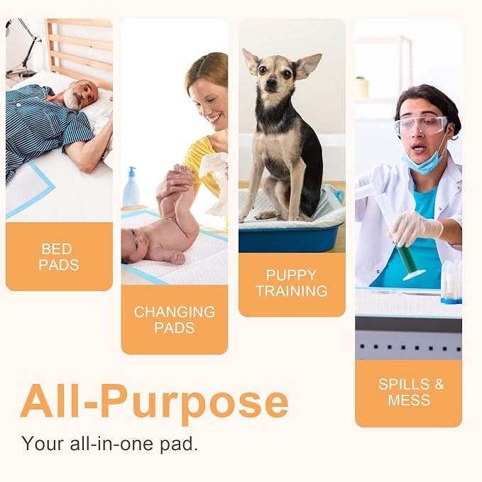 Pee Pads for Dogs XXXL 31"x55",Puppy Pads 40 Count | Extra Large, Disposable Thicken, For Doggie Rabbits, Incontinence Underpads, Ultra Absorbent & Quick-Dry