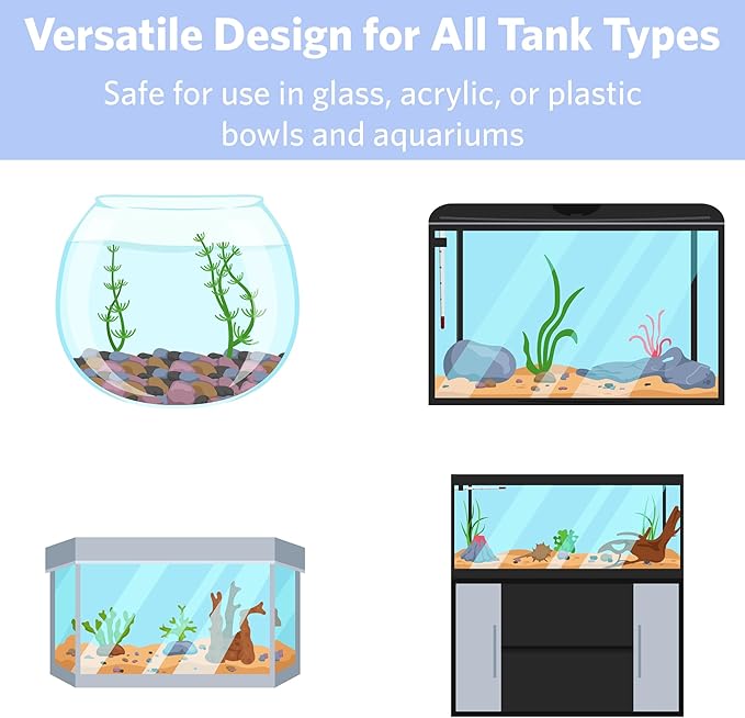 Hydor Betta Bowl Slim Fish Tank Heater, 4-watt, Measures 3" Round, Black; for Tanks 1-2.5 gallons