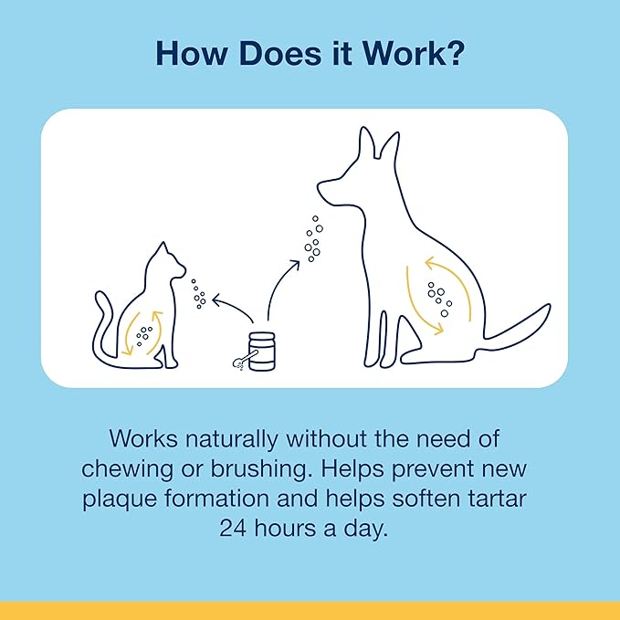 Proden PlaqueOff Powder 420g - Natural Dental Care Supplement for Dogs & Cats, Reduces Plaque & Tartar, Freshens Breath, Vet-Recommended, VOHC Approved, Dental Care for Pets, Easy Daily Use