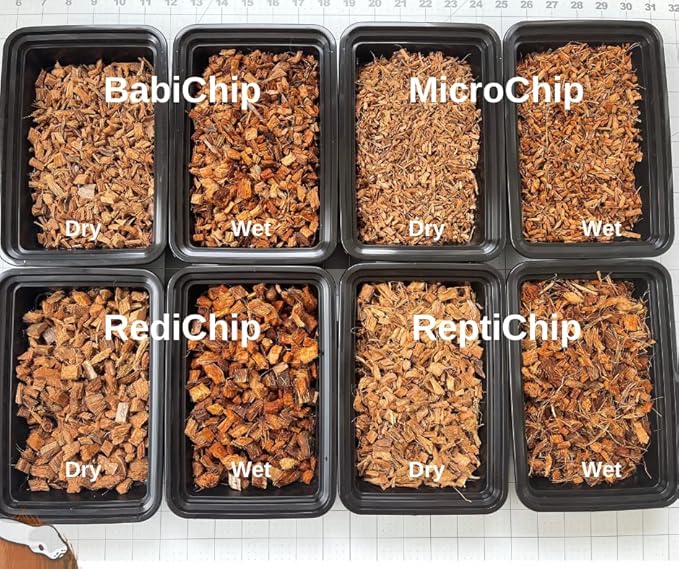 ReptiChip Reptile Bedding Loose Coconut Chip 36 Quart Coco Husk Substrate Mulch for Snake Habitat, Ball Python Terrarium, Turtle Tanks, Tortoise Enclosure