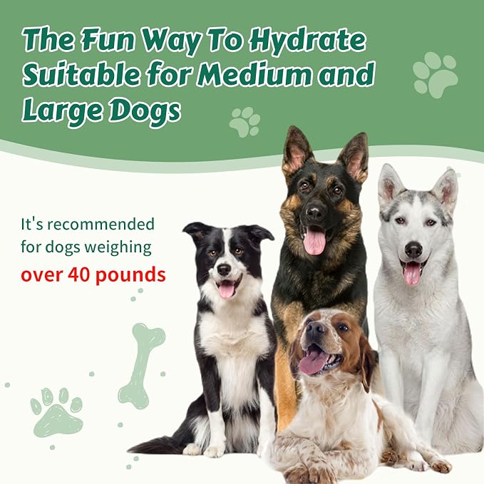 Outdoor Dog Water Fountain Step On, 2-in-1 Drinking & Sprinkler Water Dispenser, Paw Activated Drinking Dispenser for Yard, Garden, Lawn Interactive Summer Cooling Toy for Medium Large Dogs