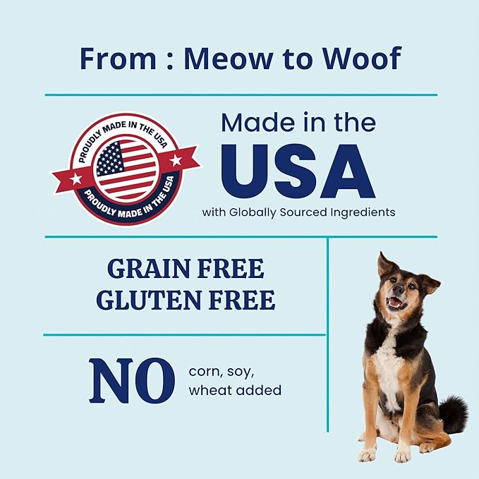 Meow Woof Freeze Dried Chicken Liver Dog Treats, Single Ingredient, High Protein Natural Dog Treats, Grain Free Training Treats for Dogs & Puppies, Freeze Dried Liver Treats, 113g