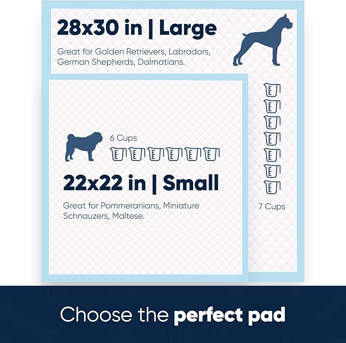 AKC Puppy Training Pads, 22" x 22", Unscented, 100 Count