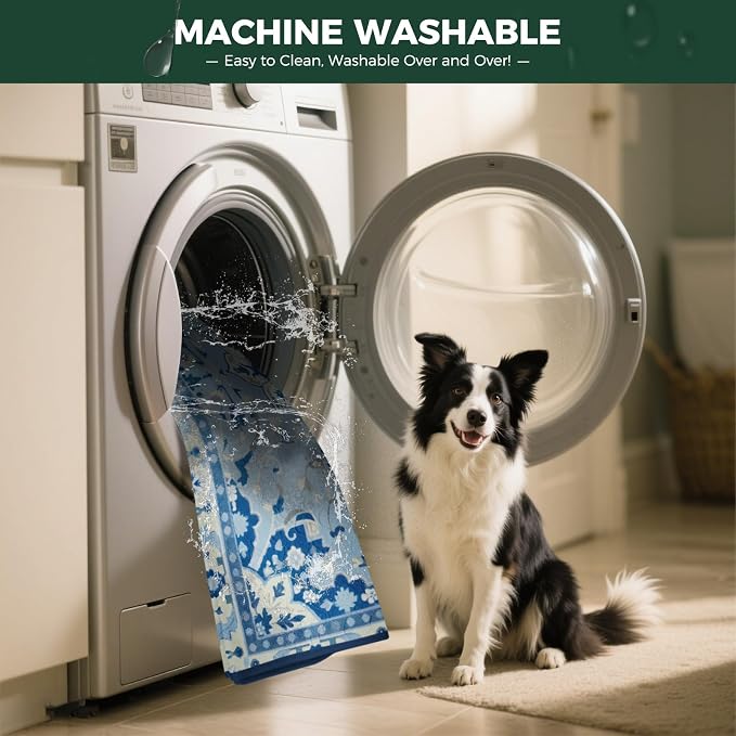FXW Washable Pee Pads for Dogs, Super Absorbent, 35" Square, 2 Packs | Machine washable, Non-slip backing