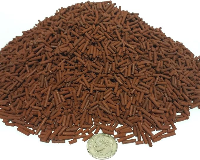 Aquatic Foods Inc. Bloodworm 3/64" x 1/4" Sinking Micro Sticks for Discus, Cichlids, Carnivores, Plecos, Catfish, Shrimp, Snails, All Community Tropical Fish...1-lb