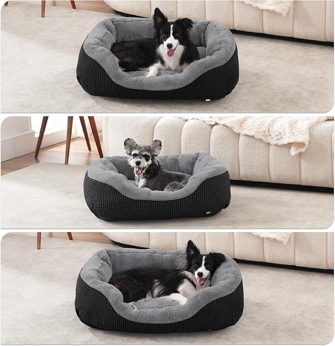 XL Dog Beds Large Sized Dog, Washable Orthopedic Warming Soft Sleeping Durable with Anti-Slip Bottom