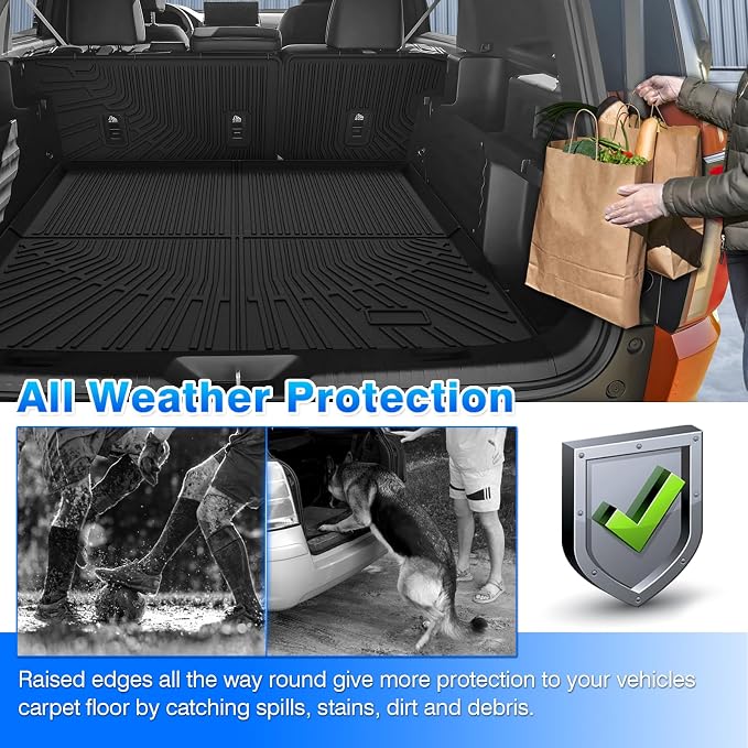 Passport Cargo Liner - Trunk Mat for Honda Passport 2026, All Weather Cargo Mat for Passport Accessories, Heavy Duty Car Mats, Car Accessories