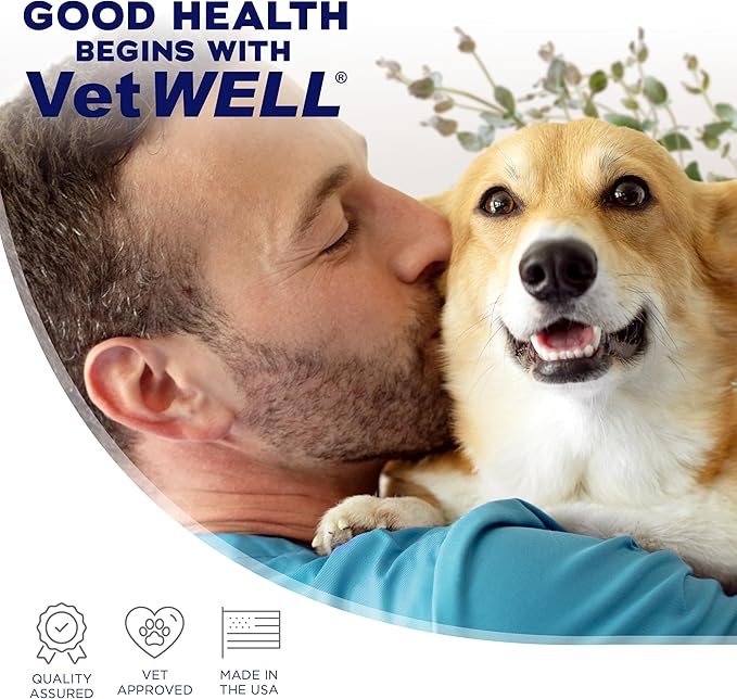VetWELL Hydrocortisone Spray for Dogs & Cats - Itchy Skin Relief from Hot Spots, Bites, Scrapes, Irritated Skin, & Dermatitis - 4 oz Anti Itch Spray with Pramoxine