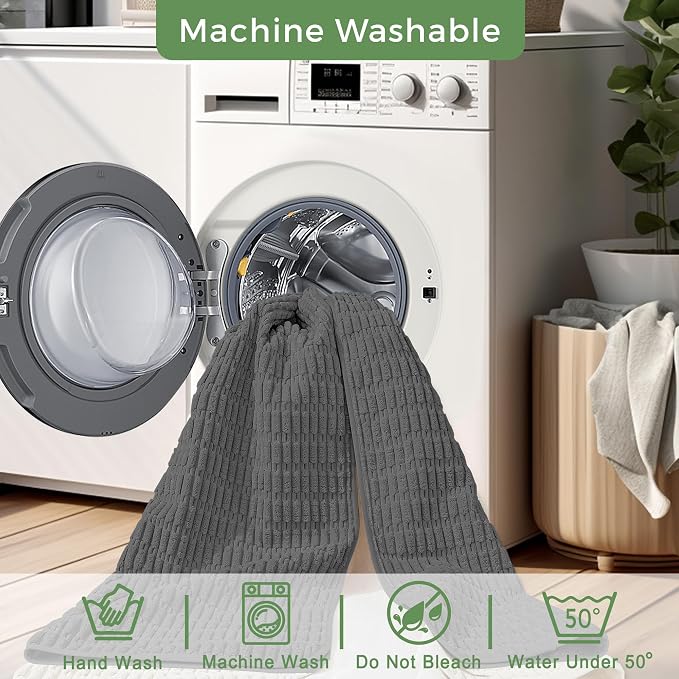 Washable Pee Pads for Dogs Puppy Pad, Dark Grey 60”x82” 1 Pack | High Absorbent Dog Pee Pad Leak Proof Cat Rugs, Reusable Non Slip Pet Mat, Wee Wee Pads for Training, Crate and Floor