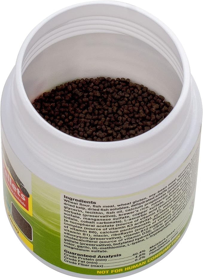 Ocean Nutrition Cichlid Vegi Pellets 3.5-Ounces (100 Grams) Jar - Small Pellet Size