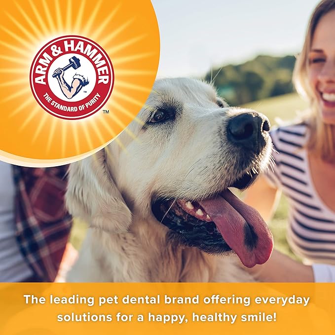 Arm & Hammer Tartar Control Dental Spray for Dogs, Mint Flavor Breath Freshener, Brushless Teeth Cleaning Oral Care with Baking Soda, Helps Reduce Plaque and Tartar Buildup, 4 Fl Oz
