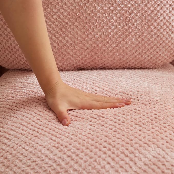 Foldable Lazy Sofa Bed with 5 Levels Adjustable Backrest, Pink | Comfy Upholstered Human Dog Bed for Adults and Pets, Lazy Floor Lounger with 2 Soft Cushions for Living Room Bedroom