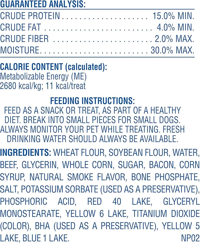 Canine Carry Outs Bacon Flavor Dog Treats, 47 Ounce Bag (Pack of 4)