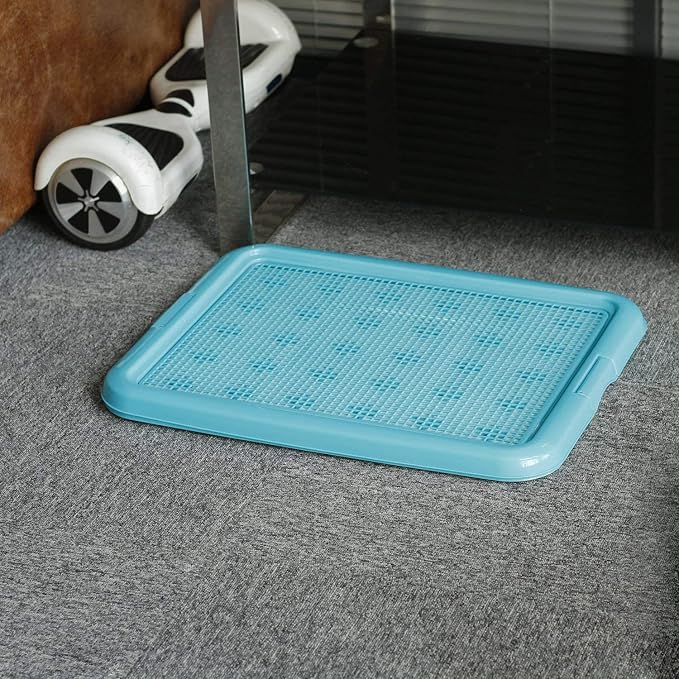 petphabet Training Pad Holder Floor Protection Dog Pad Holder Mesh Training Tray (M-18"x24")…