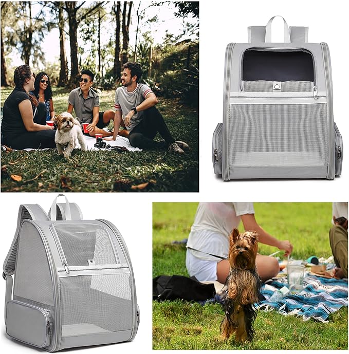 Texsens Innovative Traveler Bubble Backpack Pet Carriers for Cats and Dogs
