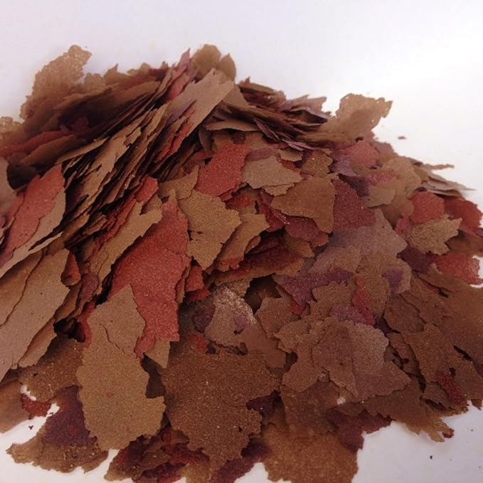 Aquatic Foods Inc. Flakes - 45% California Blackworm & Bloodworm Flake Mix for Discus, Cichlids, Tetras, Guppies, Live Bearers, All Community Tropical Fish - Premium AF Flakes - 1-lb