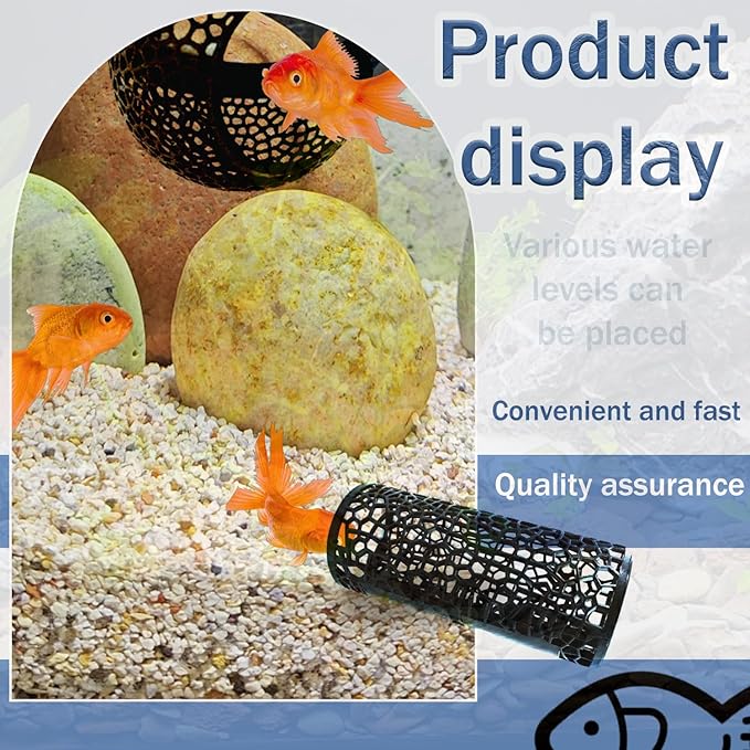 Little Fish Hammock and Little Fish Swimming Tunnel 2-Piece Set Aquarium Small Animal Animal Toys (Black) (Style 1)
