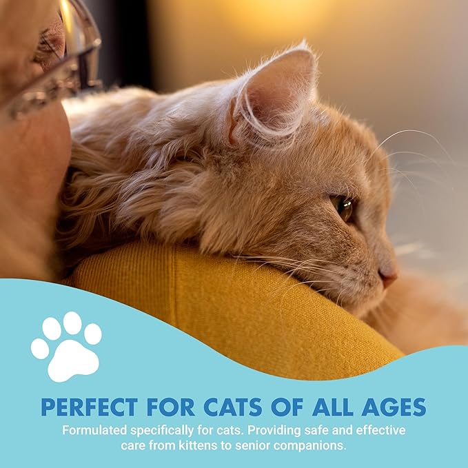 LIQUID-VET Ultimate Cat Teeth Cleaning for Comprehensive Dental Care SPECIFICALLY Formulated for Cats: Freshen Bad Breath Solutions for Superior Cat Oral Hygiene and Pet Dental Health