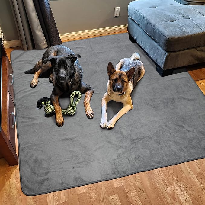 Washable Pee Pads for Dogs, Absorbent Extra Large Dog Mat, Non-Slip, 65x48 | Leakproof Pet Playpen Mat, Reusable Puppy Pads, for Whelping Box, Senior Dog Incontinence, Housebreaking,Floor,Potty Training