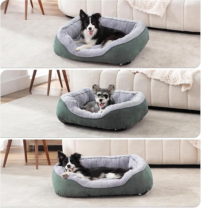 Large Dog Beds Large Sized, Washable Orthopedic Warming Soft Sleeping Durable with Anti-Slip Bottom
