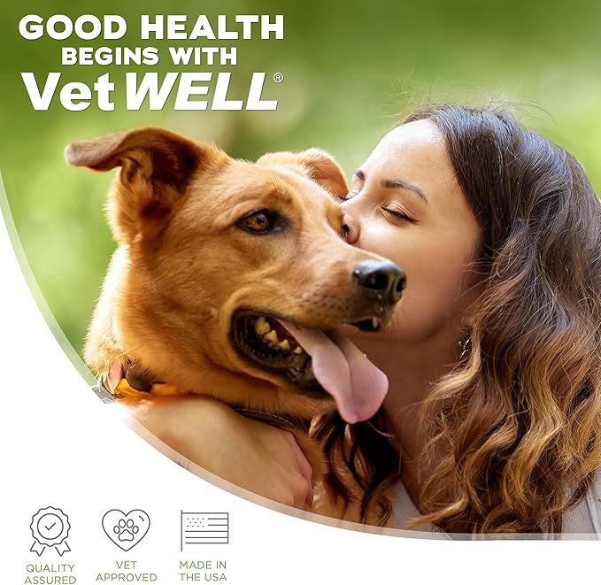 VetWELL Ear Cleaner for Dogs and Cats - Otic Rinse for Infections and Controlling Ear Infections and Odor in Pets - 8 oz (Cucumber Melon) (Pack of 2)
