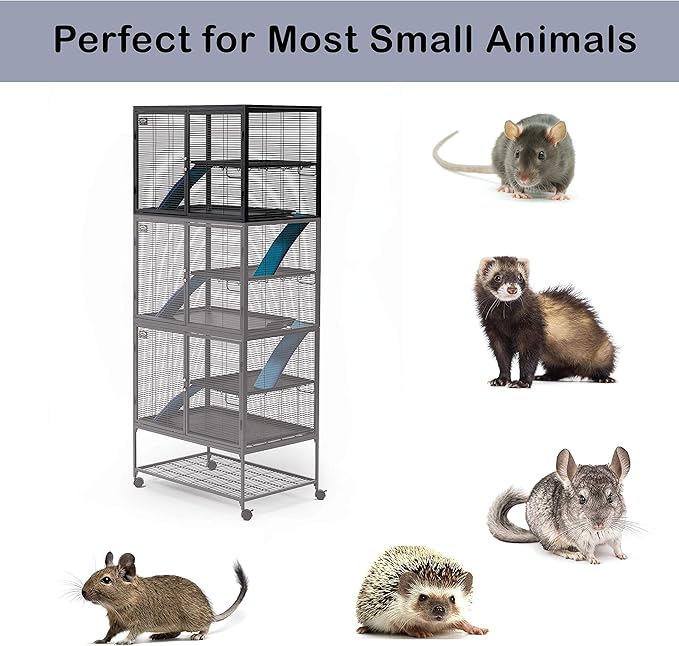 MidWest Homes for Pets Critter Nation Add-On Unit Small Animal Cage, No Stand, Expands Model 161 or 162