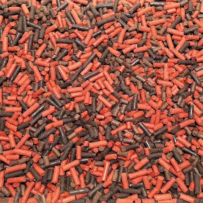 Aquatic Foods Inc. California Blackworm & Beef Heart Mix Sinking 1/8" x 1/8" to 7/16" Bits & Sticks, for Discus, Cichlids, Carnivores, Shrimp, Snails, All Tropical Fish...1/2-lb