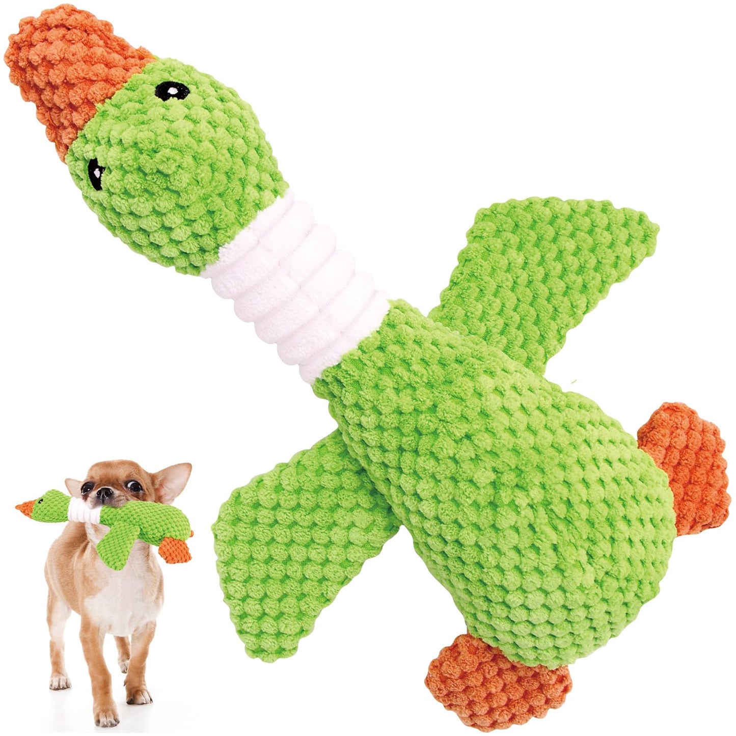 Pweituoet Large Dog Squeaky Toys,Dog Toys for Aggressive Chewer,Tough Dog Toys,Large Stuffed Animal Dog Toys,Big Dog Toy for Large Medium Breed Puppy Teething Toys