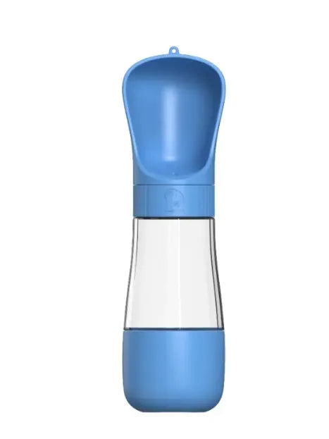 2-in-1 Portable Dog Water Bottle with Built-In Bowl