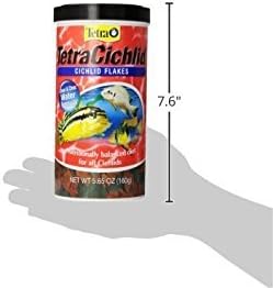 TetraCichlid Cichlid Flakes, Fish Food, Clear Water Advanced Formula, 5.65 Ounces