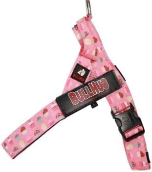 Adjustable Dog Harness– No Pull, No Choke – for English Bulldogs, French Bulldogs, Pugs & Broad-Chested Breeds – Easy, Safe Walks (Cups, Small)