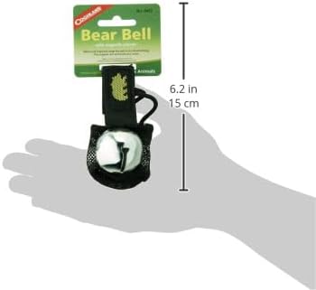 Coghlan's Magnetic Bear Bell with Silencer - Hiking Safety Gear for Wildlife Alert -Silver